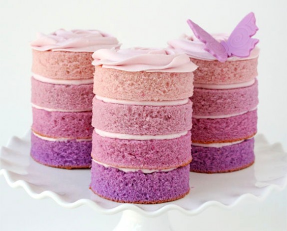 Puple Ombre Cake by Glorious Treats