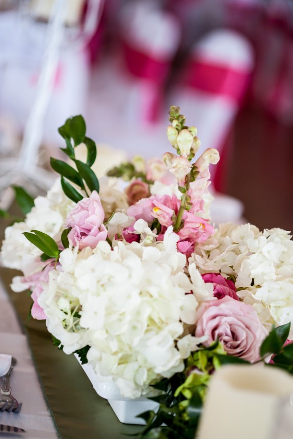 Sweet Flower Centerpieces - Kimberly Photography