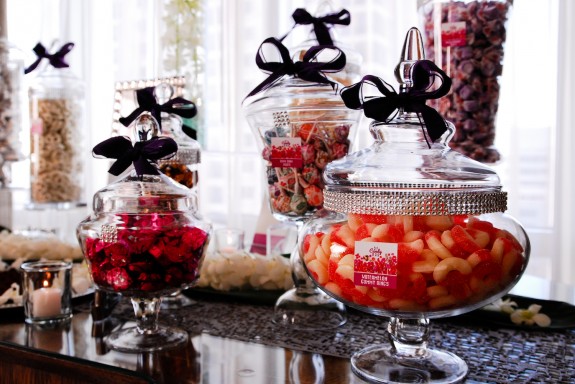 candy bar wedding