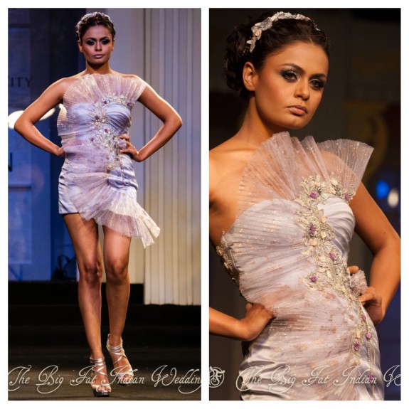 Mandira Wirk Light Purple Indian Wedding Dress