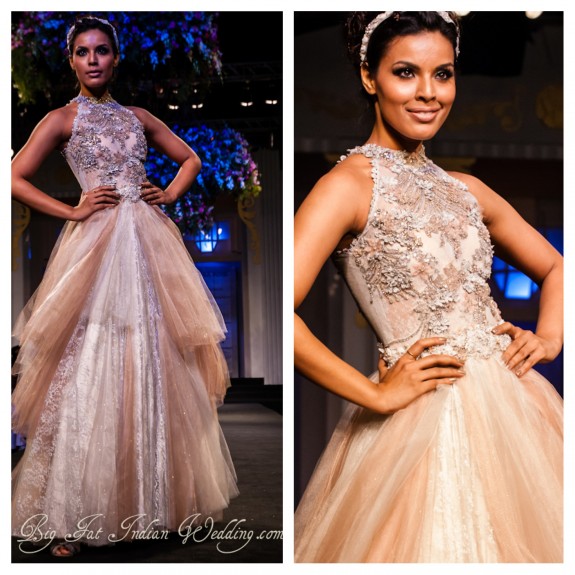 Mandira Wirk White Cinderella Wedding Gown