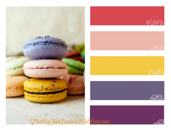 Royal Purple Yellow Wedding Color Palette Monday