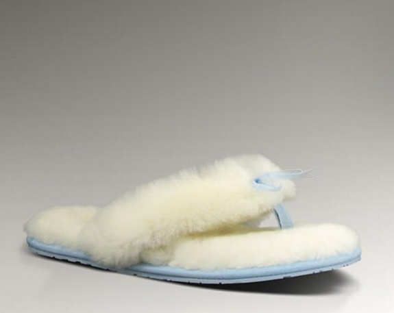 Ugg Fuzzy Flip Flops