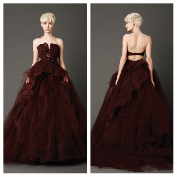 Vera Wang Red Wedding Dresses 2013 Karen