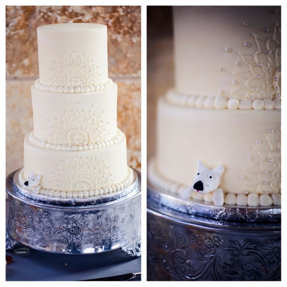 white henna wedding cake by Studio Uma