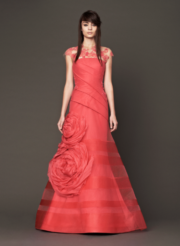 Vera Wang Fall Wedding 2014 - Strong Pink