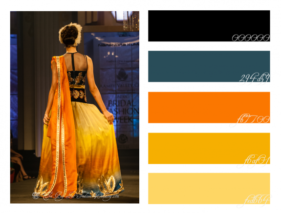 Blue Yellow Wedding Color Palette Monday