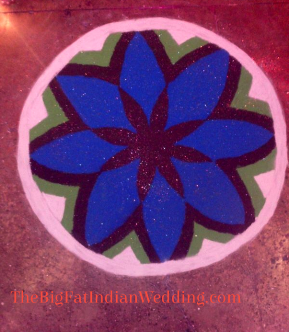 Diwali Rangoli Flower