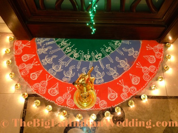 Rangoli Indian Art - The Big Fat Indian Wedding-38