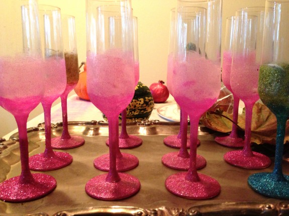 Champagne Glass Gitter DIY 5