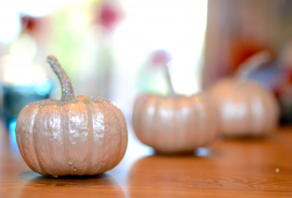 Glitter Pumpkins DIY