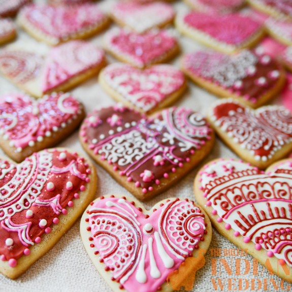 Valentine Lace Heart Cookies-13