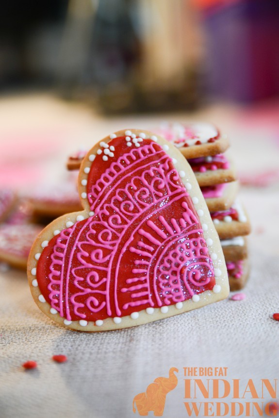 Valentine Lace Heart Cookies-23