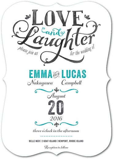 Cherished Chuckles Wedding Invitations