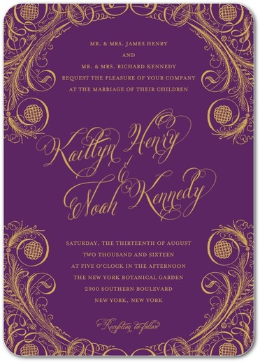 Fancy Feeling Wedding Invitations