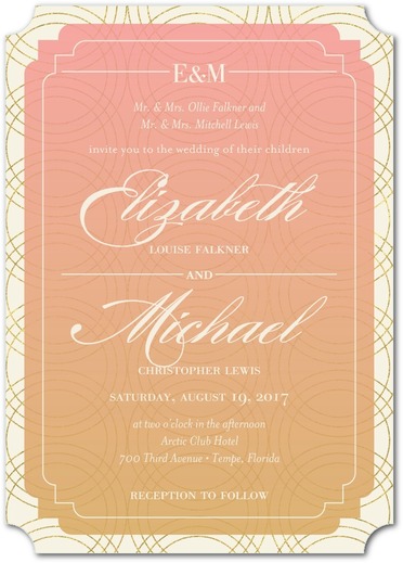 Fondly Framed Wedding Invitations