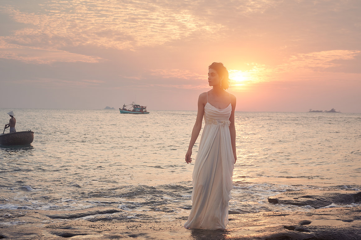 beach wedding photo