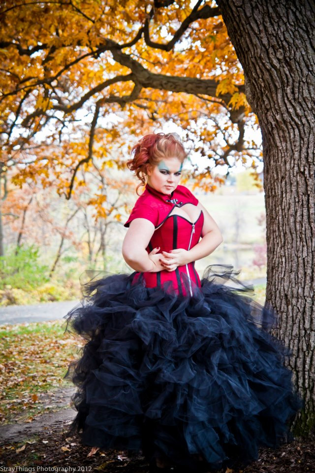 black ruffle tulle skirt - KMKDesignsllc