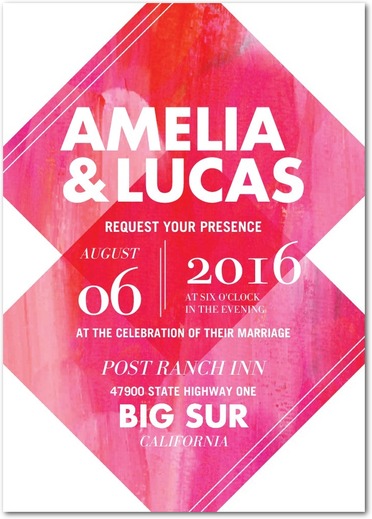 diamond_heights-signature_white_wedding_invitations-whitney_port-fuchsia-pink