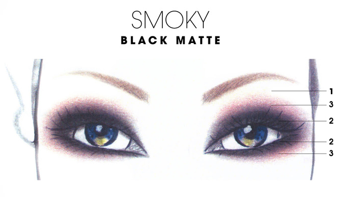 smoky eyes look