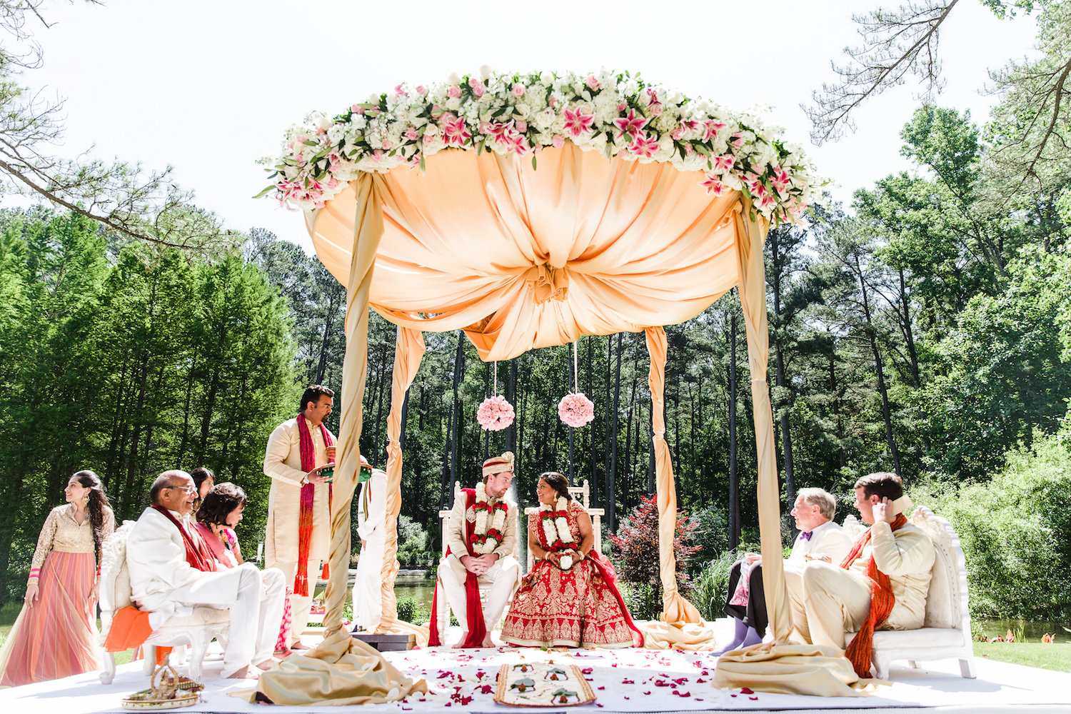 Modern Indian American Fusion Wedding | Anchor Veil Photography 23