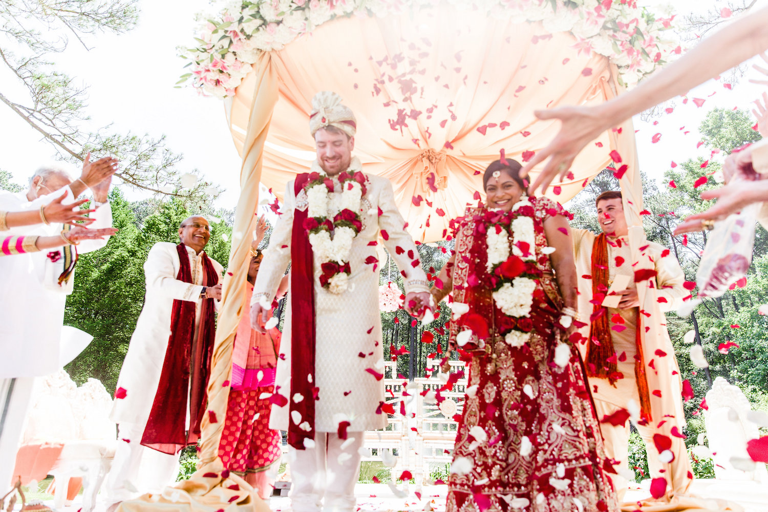 Modern Indian American Fusion Wedding | Anchor Veil Photography 24