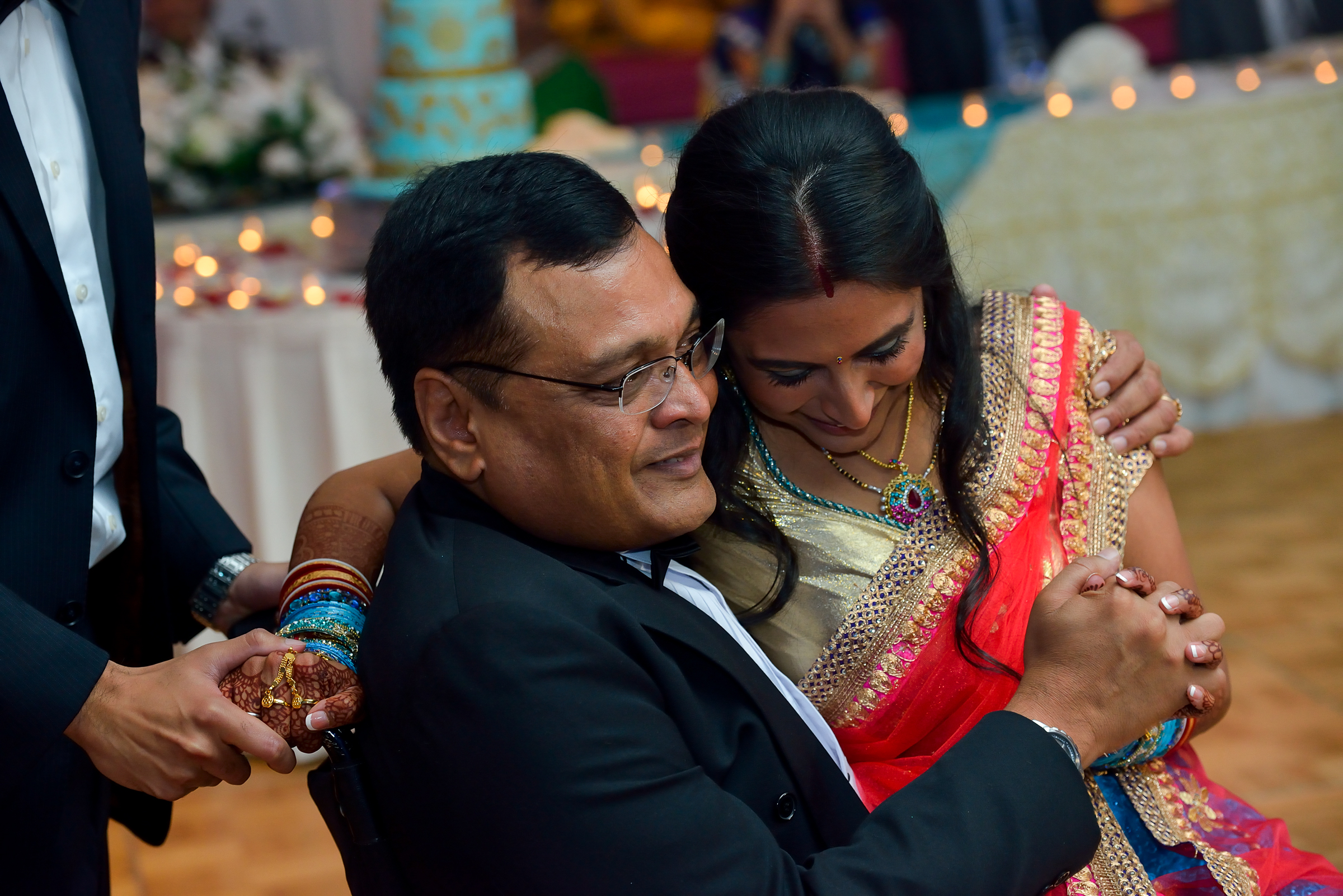 Blue Gold Indian Gujarati Wedding Georgia 20