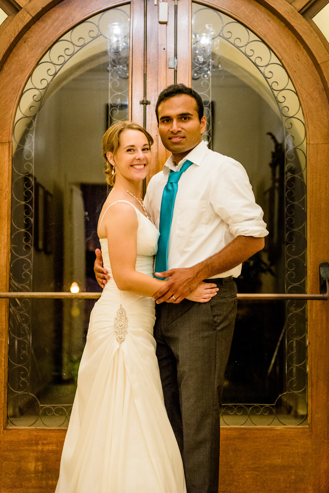 Blue and Peach Oceanview Hindu Fusion Wedding | Paul Douda Photos 24