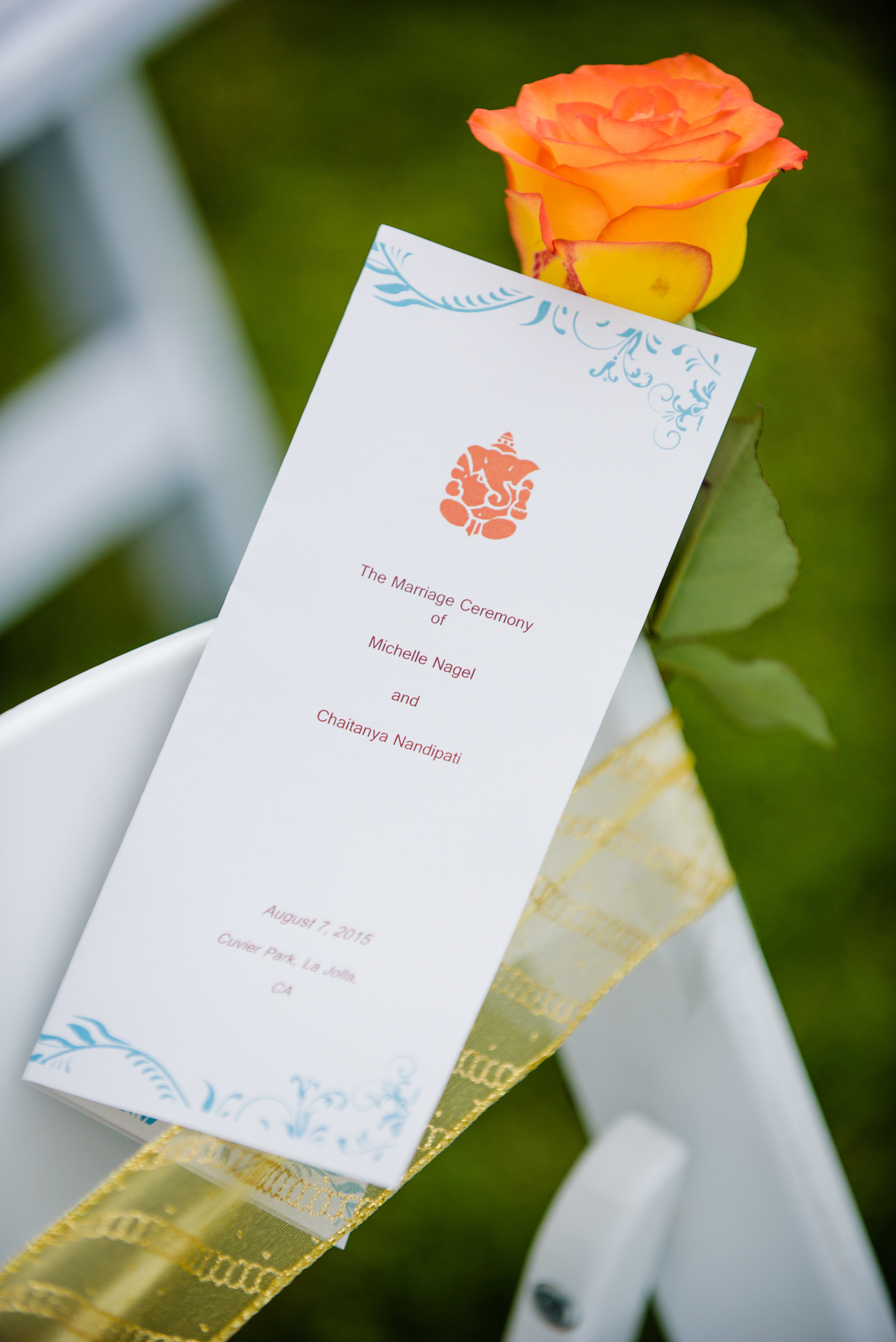 Blue and Peach Oceanview Hindu Fusion Wedding | Paul Douda Photos 26