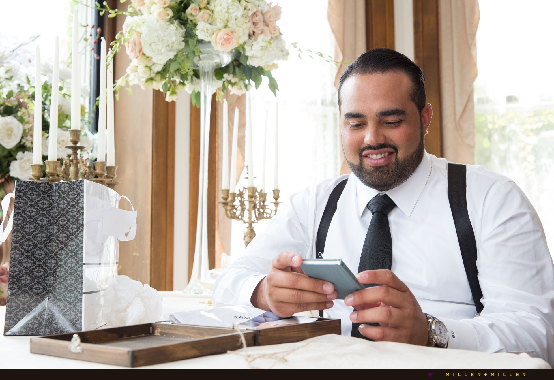 groom-opens-bride-gift